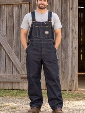 Deadstock VTG 1970s Big Mac Denim Overalls 56x31 New Old Stock Big & Tall